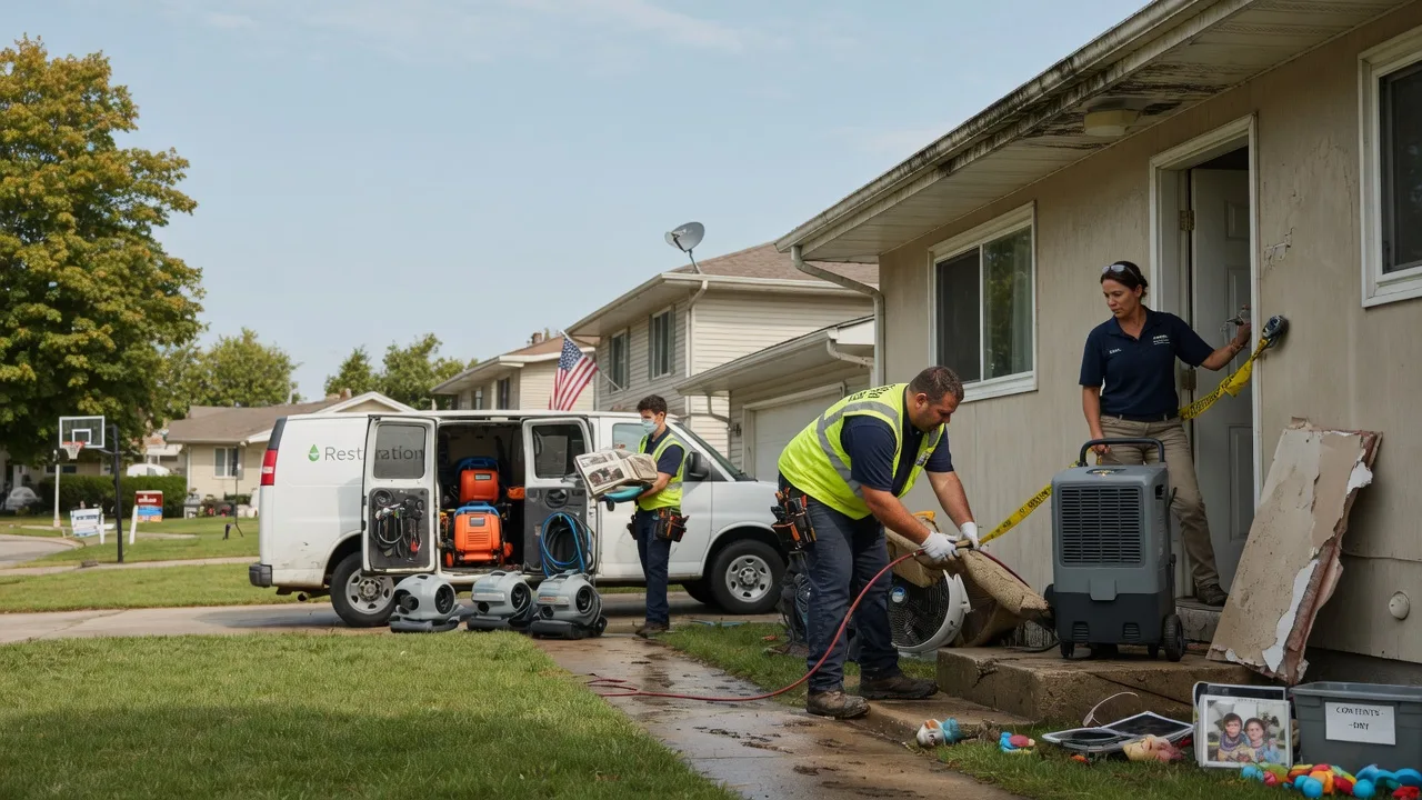 Water Damage Restoration in Mulberry, KS near me